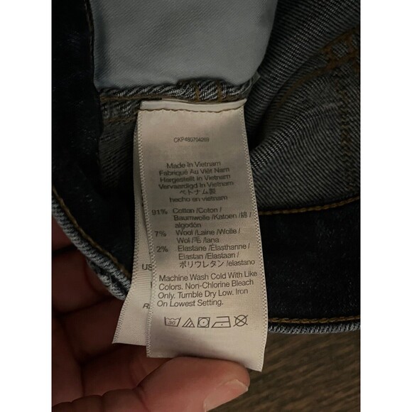 Madewell Jeans Women’s 27 Mid Rise Perfect Vintage Blue Stretch Classic - Picture 6 of 10